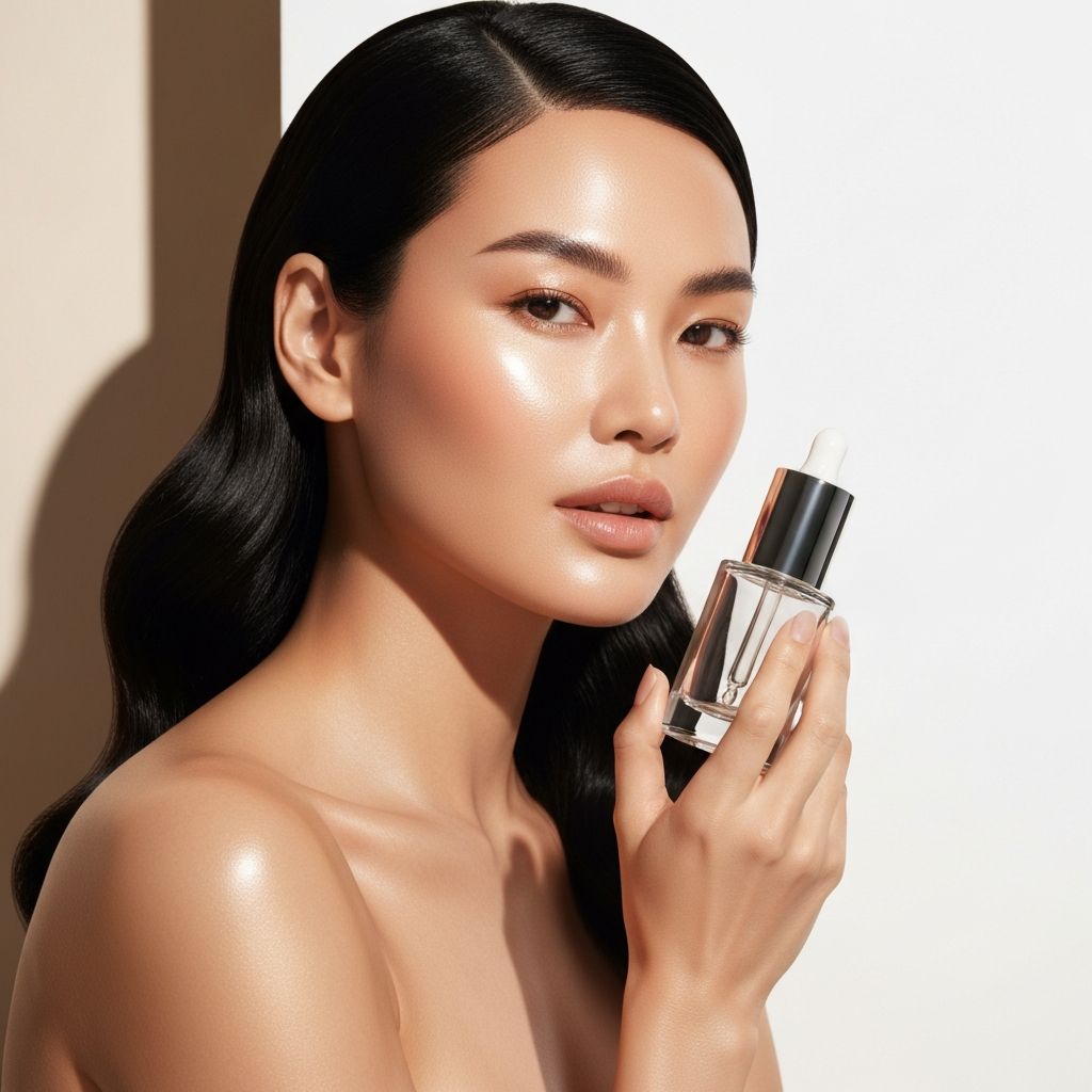 Glowing skin with premium skincare product